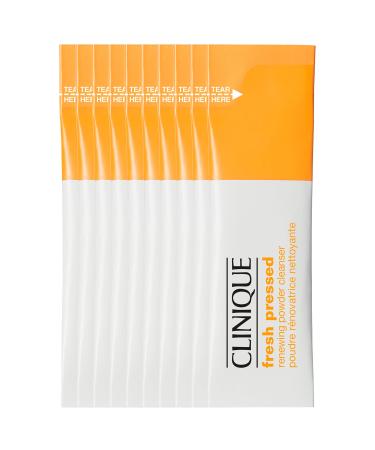 CLINIQUE Fresh Pressed Renewing Powder Cleanser with Pure Vitamin C - 28 x 0.01 oz/ 0.5 g packets