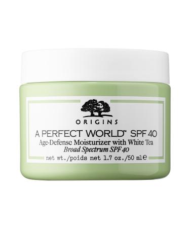 Origins A Perfect World SPF 40 Age-Defense Moisturizer with White Tea - 1.7 oz/ 50 mL