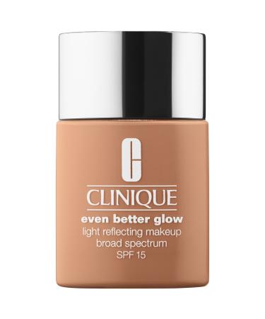 CLINIQUE Even Better Glow Light Reflecting Makeup Broad Spectrum SPF 15 Foundation - 1 oz/ 30 mL Brulee - moderately fair warm-neutral undertones
