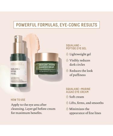 Shop Biossance Squalane + Peptide Brightening & De-Puffing Eye Gel - 0.5 oz / 15 mL Online - Best Price & International Shipping - Buy Online on SooperMarket.com