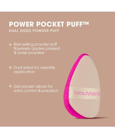 Shop Beautyblender POWER POCKET PUFF Dual-Sided Powder Puff for Setting and Baking Online - Best Price & International Shipping - Buy Online on SooperMarket.com