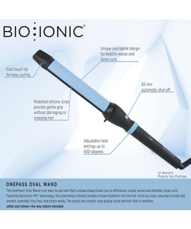 Shop Bio Ionic Oval Curling Iron One Pass Online - Best Price & International Shipping - Buy Online on SooperMarket.com