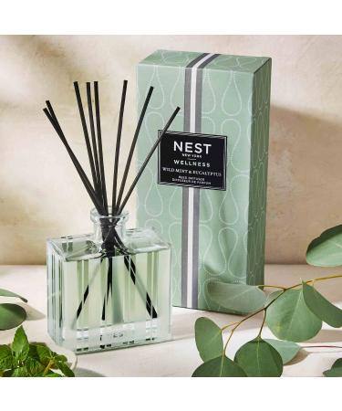 Shop NEST New York Wild Mint & Eucalyptus Reed Diffuser - 5.9 oz/ 175 mL Online - Best Price & International Shipping - Buy Online on SooperMarket.com