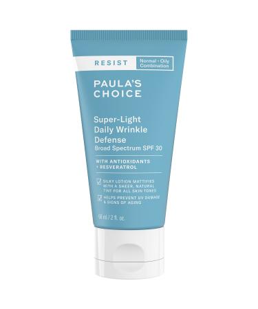 Paula's Choice RESIST Super-Light Daily Wrinkle Defense Face Sunscreen SPF 30 - 2 oz/ 60 mL