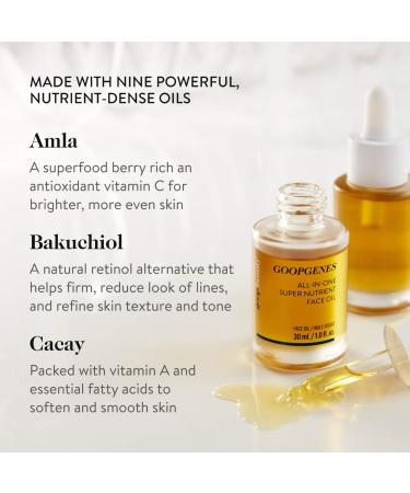 Shop goop GOOPGENES All-In-One Super Nutrient Face Oil - 1.0 oz/ 30 mL Online - Best Price & International Shipping - Buy Online on SooperMarket.com