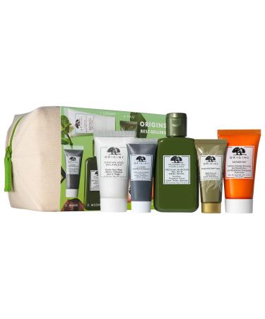 Origins 6 Piece Travel Size Cleansing & Moisturizing Best-Sellers Set