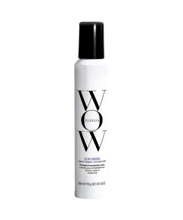 COLOR WOW Color Control Purple Toning + Styling Foam for Blonde Hair - 6.8 oz/ 200 mL