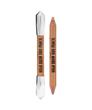 Benefit Cosmetics High Brow Dual Ended Highlighting Eyebrow Pencil - 2 x 0.04 oz/ 1.2 g Deep - rich caramel (matte end)/ warm bronze (shimmer end)