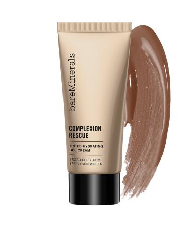 bareMinerals Mini COMPLEXION RESCUE Tinted Moisturizer with Hyaluronic Acid and Mineral SPF 30 - 0.5 oz/ 15 mL Sienna 10 - for deep cool skin with a red hue