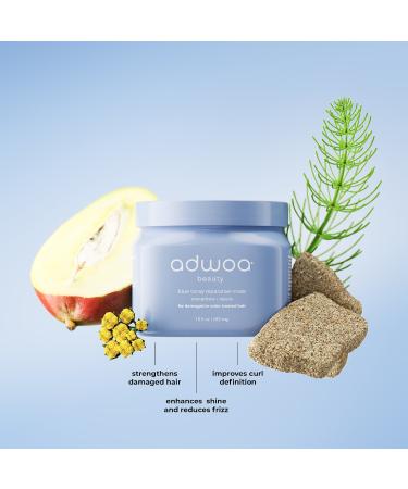Shop adwoa beauty Blue Tansy Reparative Mask - 16 oz/ 453 mg Online - Best Price & International Shipping - Buy Online on SooperMarket.com