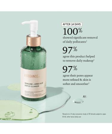 Shop Biossance Squalane + Amino Aloe Gentle Pore-Minimizing Cleanser - 6.76 oz / 200 ml Online - Best Price & International Shipping - Buy Online on SooperMarket.com