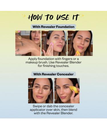 Shop Kosas Revealer Dual-Ended Makeup Blender Sponge Online - Best Price & International Shipping - Buy Online on SooperMarket.com