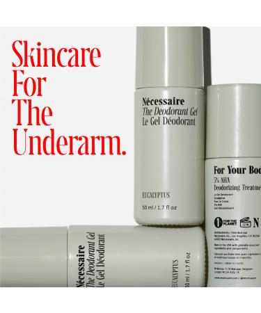 Shop N cessaire The Deodorant Gel - With 5% Alpha Hydroxy Acid (AHA) and Niacinamide - 1.7 oz/ 50 ml Eucalyptus Online - Best Price & International Shipping - Buy Online on SooperMarket.com