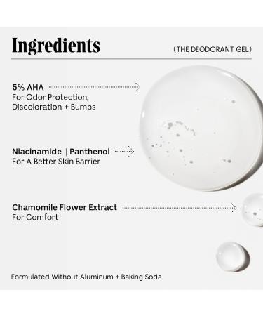 Shop N cessaire The Deodorant Gel - With 5% Alpha Hydroxy Acid (AHA) and Niacinamide - 1.7 oz/ 50 ml Eucalyptus Online - Best Price & International Shipping - Buy Online on SooperMarket.com