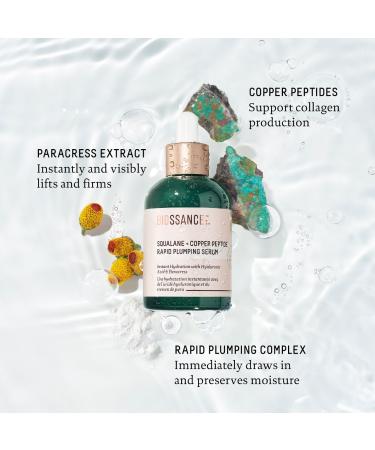Shop Biossance Squalane + Hyaluronic Acid Copper Peptide Rapid Plumping Serum - 1.69 oz / 50 mL Online - Best Price & International Shipping - Buy Online on SooperMarket.com