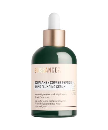 Biossance Squalane + Hyaluronic Acid Copper Peptide Rapid Plumping Serum - 1.69 oz / 50 mL