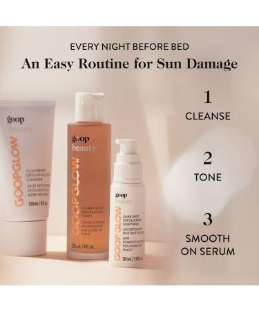 Shop goop GOOPGLOW Exfoliating Dark Spot Sleep Serum - 1 oz / 30 mL Online - Best Price & International Shipping - Buy Online on SooperMarket.com