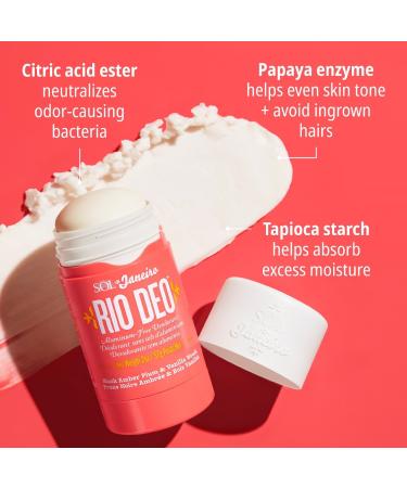 Shop Sol de Janeiro Rio Deo Aluminum-Free Deodorant Cheirosa '40 - 2 oz / 57 g Online - Best Price & International Shipping - Buy Online on SooperMarket.com