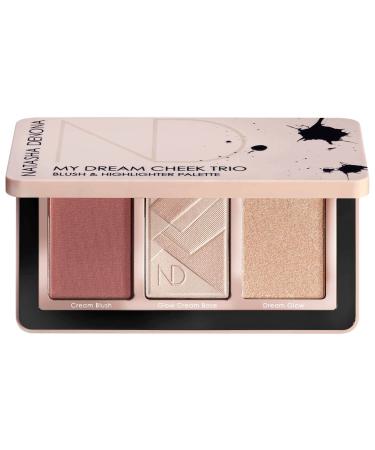 Natasha Denona My Dream Cheek Trio - Cream Blush Glow Cream Base and Glow Powder Highlighter