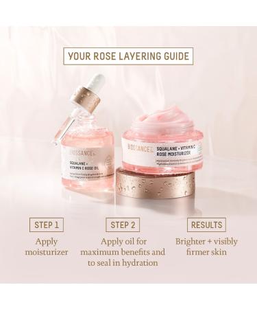 Shop Biossance Squalane + Vitamin C Rose Brightening Moisturizer - 1.69 oz / 50 mL Online - Best Price & International Shipping - Buy Online on SooperMarket.com