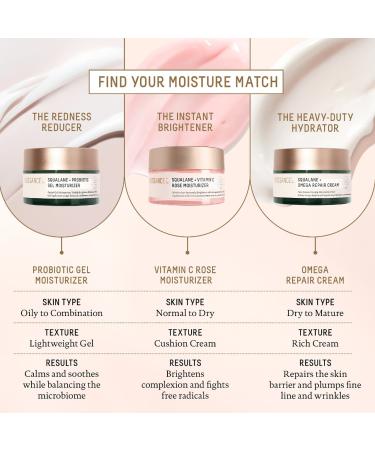 Shop Biossance Squalane + Vitamin C Rose Brightening Moisturizer - 1.69 oz / 50 mL Online - Best Price & International Shipping - Buy Online on SooperMarket.com