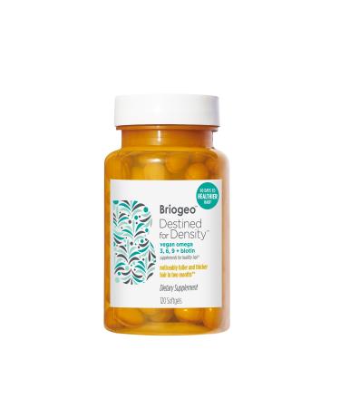 Briogeo Destined for Density Vegan Omega 3 6 9 + Biotin Supplements for Healthy Hair