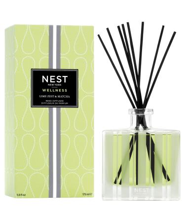 NEST New York Lime Zest & Matcha Reed Diffuser - 5.9 oz / 175 ml