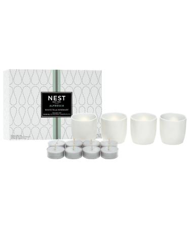 NEST New York White Tea & Rosemary Alfresco Tealight Tealights Set