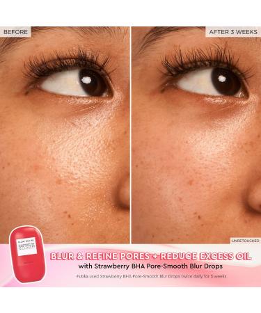 Shop Glow Recipe Strawberry BHA Pore-Smooth Blur Drops - 1 oz / 30 mL Online - Best Price & International Shipping - Buy Online on SooperMarket.com