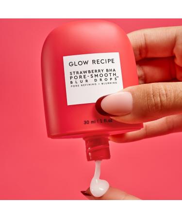 Shop Glow Recipe Strawberry BHA Pore-Smooth Blur Drops - 1 oz / 30 mL Online - Best Price & International Shipping - Buy Online on SooperMarket.com