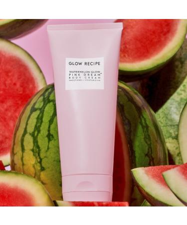 Shop Glow Recipe Watermelon Glow AHA Pink Dream Body Cream - 6.76 oz / 200 mL Online - Best Price & International Shipping - Buy Online on SooperMarket.com