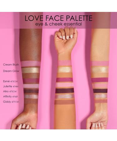 Shop Natasha Denona Love Face Eyeshadow & Cheek Essential Palette Online - Best Price & International Shipping - Buy Online on SooperMarket.com