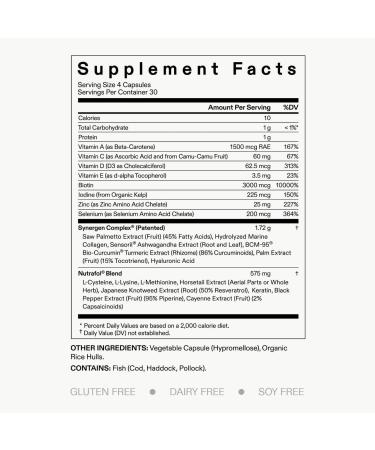 Shop Nutrafol MEN Clinically Proven Hair Growth Supplement for Thinning - 1 Month Supply / 120 CapsulesStandard size Online - Best Price & International Shipping - Buy Online on SooperMarket.com