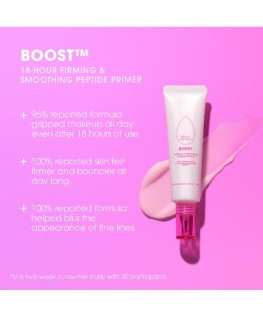 Shop Beautyblender BOOST 18-Hour Firming & Smoothing Peptide + Ceramide Primer - 1 oz / 30 mL Online - Best Price & International Shipping - Buy Online on SooperMarket.com