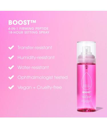 Shop Beautyblender BOOST 4-in-1 Firming Peptide 18-hour Setting Spray - 3.38 oz / 100 mL Online - Best Price & International Shipping - Buy Online on SooperMarket.com
