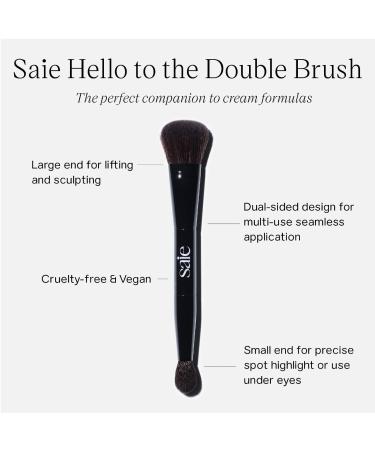 Shop Saie The Double-Ended Sculpting Brush Online - Best Price & International Shipping - Buy Online on SooperMarket.com