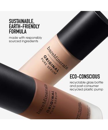 Shop bareMinerals Original Pure Serum Radiant Natural Liquid Foundation Mineral SPF 20 - 1 oz / 30 ml Deep Cool 5 - Deep cool skin with a red hue Online - Best Price & International Shipping - Buy Online on SooperMarket.com