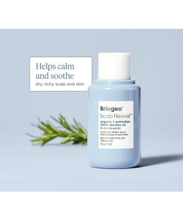 Shop Briogeo Scalp Revival Organic + Australian 100% Tea Tree Oil - 1 oz / 30 ml Online - Best Price & International Shipping - Buy Online on SooperMarket.com