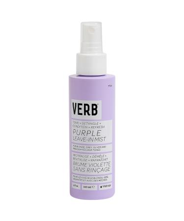 Verb Brighten and Detangle Purple Leave-In for Blonde Hair - 4 oz / 120 ml
