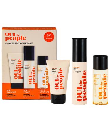 OUI the People All Over Exfoliate + Smooth Body Renewal Set