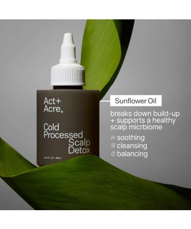 Shop Act+Acre Cold Processed Scalp Detox Oil For Dry Scalp - 3 oz / 89 ml Online - Best Price & International Shipping - Buy Online on SooperMarket.com