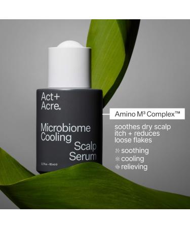 Shop Act+Acre Microbiome Cooling Scalp Serum For Dry Itchy Scalp + Loose Flakes - 2.2 oz Online - Best Price & International Shipping - Buy Online on SooperMarket.com