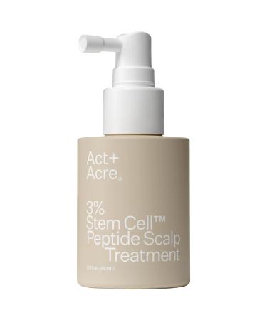 Act+Acre 3% Stem Cell Peptide H3-Grow+ Complex Scalp Treatment For Thicker Fuller-Looking Hair - 3.0 oz / 89 ml