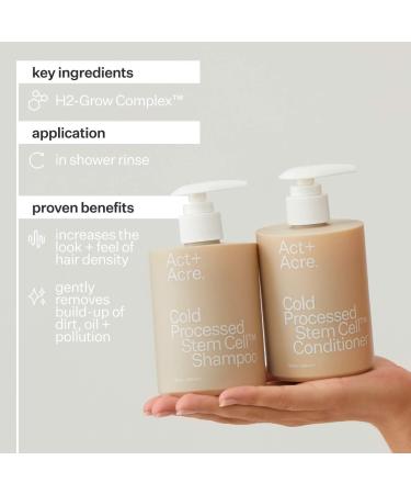Shop Act+Acre Stem Cell Shampoo For Thicker+ Fuller-Looking Hair - 10 oz Online - Best Price & International Shipping - Buy Online on SooperMarket.com