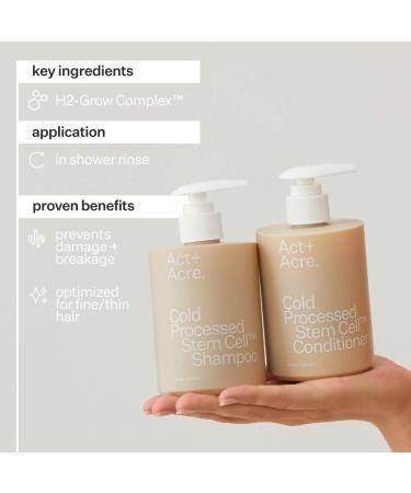 Shop Act+Acre Stem Cell Conditioner For Thicker+ Fuller-Looking Hair - 10 oz Online - Best Price & International Shipping - Buy Online on SooperMarket.com