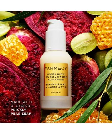 Shop Farmacy Honey Glow 17% AHA + BHA Resurfacing Acid Serum - 1 oz Online - Best Price & International Shipping - Buy Online on SooperMarket.com