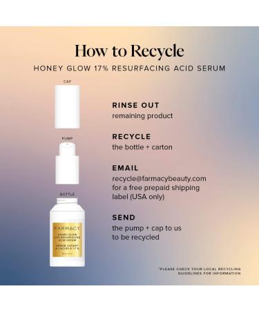 Shop Farmacy Honey Glow 17% AHA + BHA Resurfacing Acid Serum - 1 oz Online - Best Price & International Shipping - Buy Online on SooperMarket.com