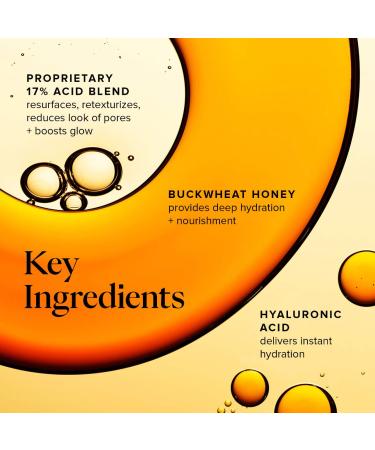 Shop Farmacy Honey Glow 17% AHA + BHA Resurfacing Acid Serum - 1 oz Online - Best Price & International Shipping - Buy Online on SooperMarket.com