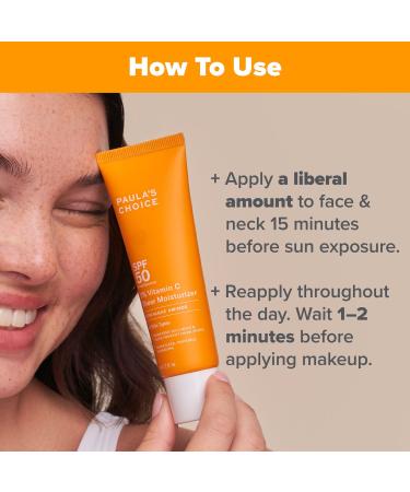 Shop Paula's Choice 5% Vitamin C Sheer Facial Moisturizer SPF 50 - 2 oz / 60 mL Online - Best Price & International Shipping - Buy Online on SooperMarket.com