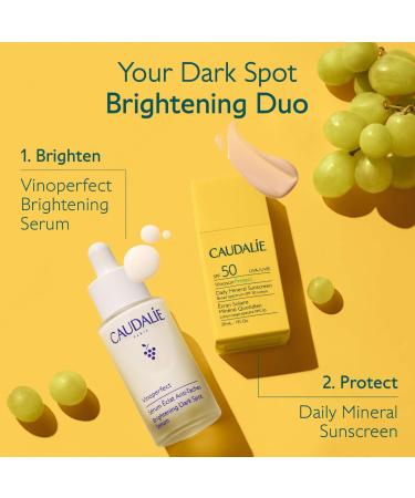 Shop Caudalie Dark Spot Brightening Serum & Sunscreen Set Online - Best Price & International Shipping - Buy Online on SooperMarket.com